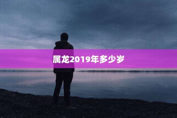属龙2019年多少岁