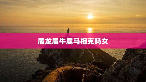 属龙属牛属马相克吗女