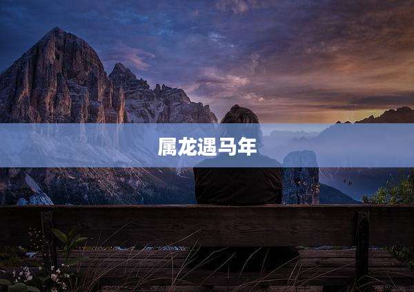 属龙遇马年