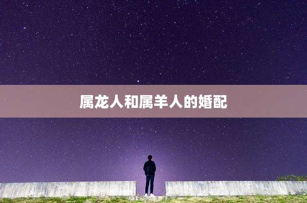 属龙人和属羊人的婚配