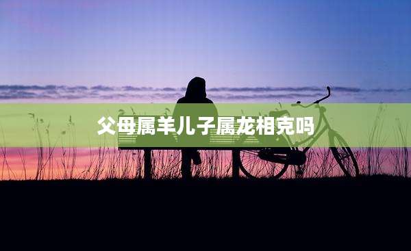 父母属羊儿子属龙相克吗