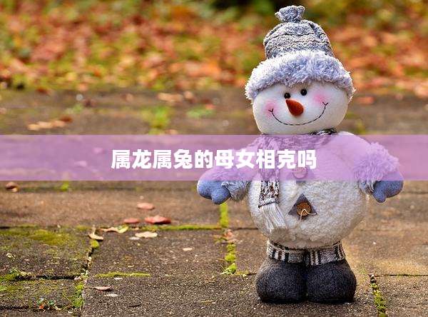 属龙属兔的母女相克吗