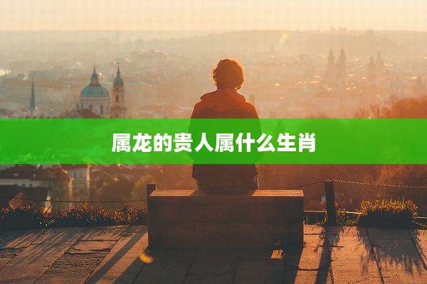 属龙的贵人属什么生肖