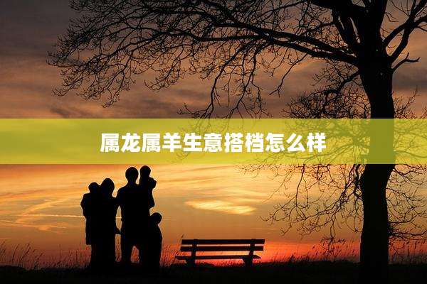 属龙属羊生意搭档怎么样