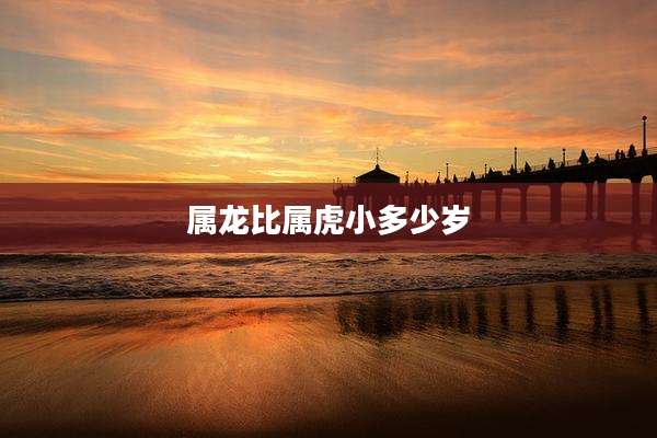 属龙比属虎小多少岁