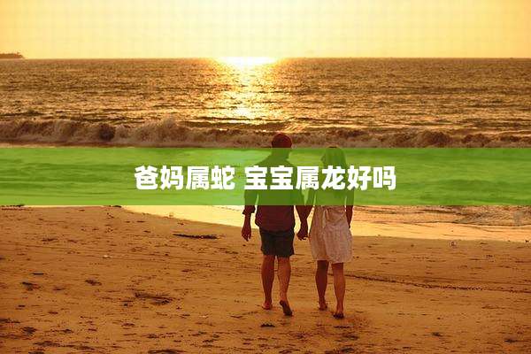 爸妈属蛇 宝宝属龙好吗