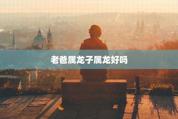 老爸属龙子属龙好吗