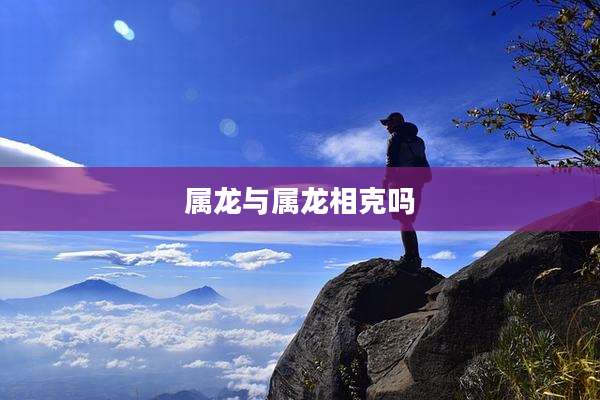属龙与属龙相克吗