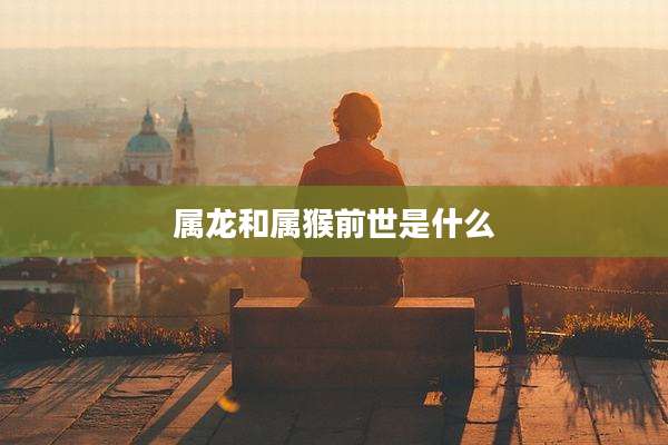 属龙和属猴前世是什么