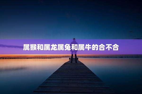属猴和属龙属兔和属牛的合不合