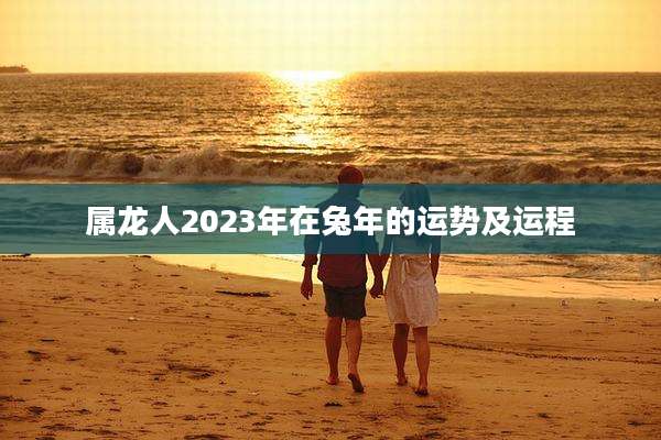 属龙人2023年在兔年的运势及运程