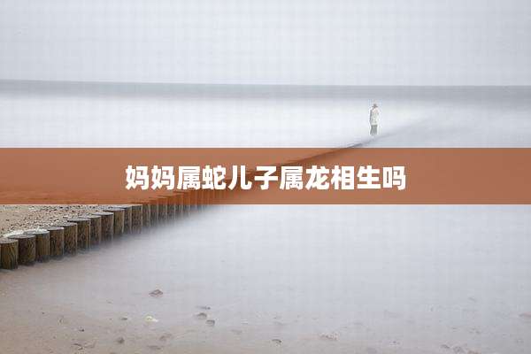 妈妈属蛇儿子属龙相生吗