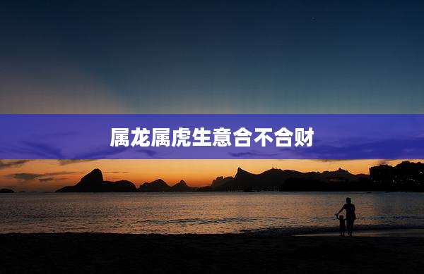 属龙属虎生意合不合财