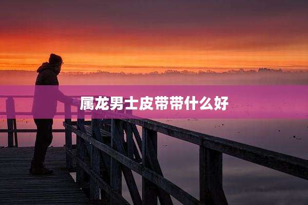 属龙男士皮带带什么好