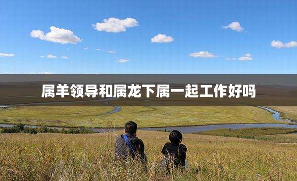 属羊领导和属龙下属一起工作好吗
