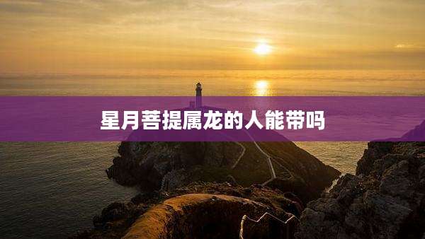 星月菩提属龙的人能带吗