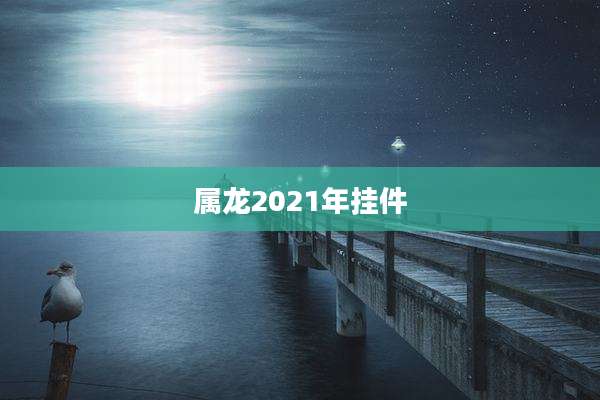 属龙2021年挂件