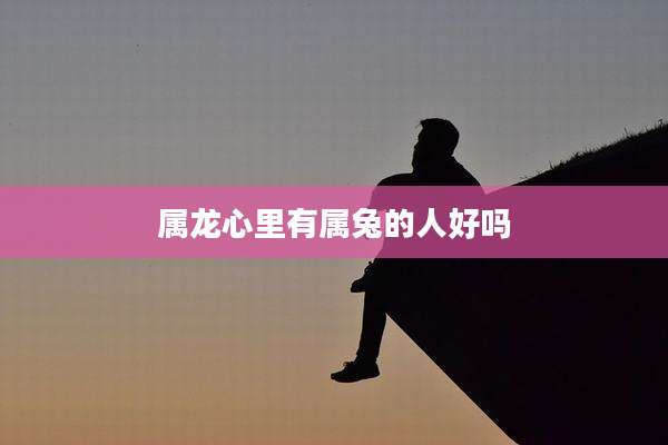 属龙心里有属兔的人好吗