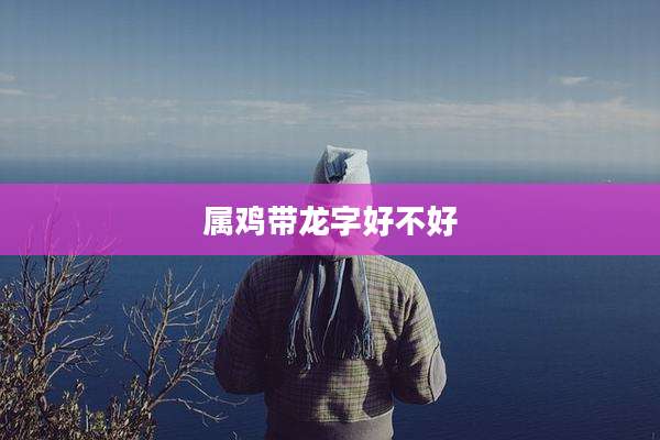 属鸡带龙字好不好