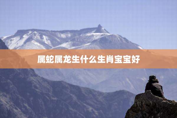 属蛇属龙生什么生肖宝宝好