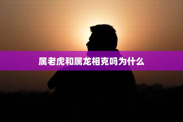 属老虎和属龙相克吗为什么