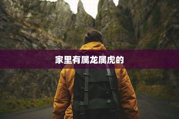 家里有属龙属虎的