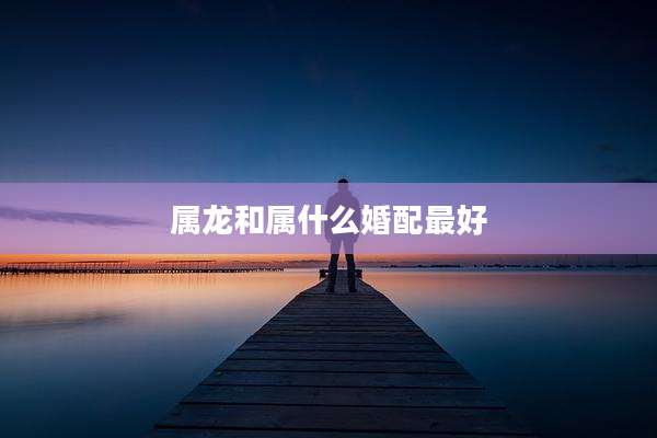 属龙和属什么婚配最好