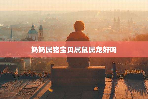 妈妈属猪宝贝属鼠属龙好吗