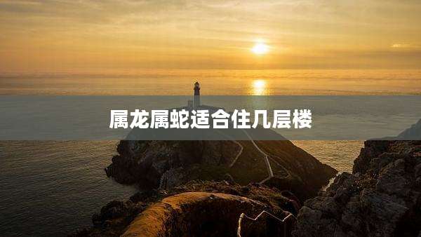 属龙属蛇适合住几层楼