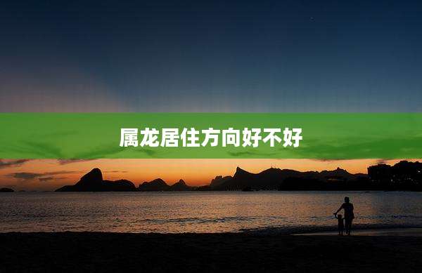 属龙居住方向好不好