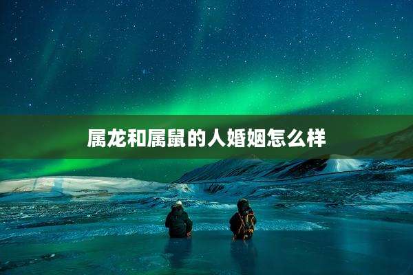 属龙和属鼠的人婚姻怎么样