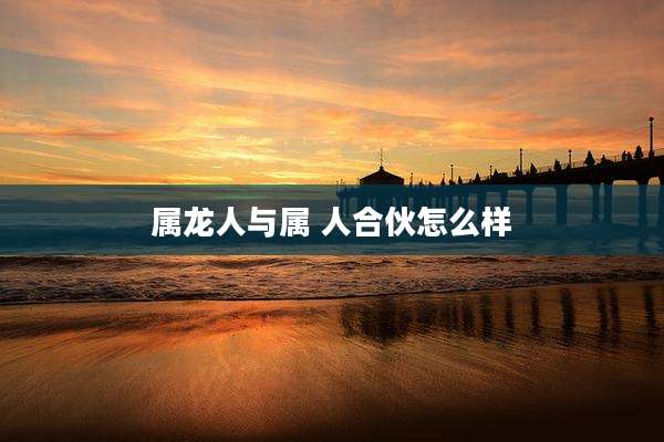 属龙人与属 人合伙怎么样