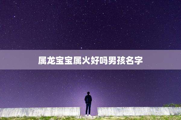 属龙宝宝属火好吗男孩名字
