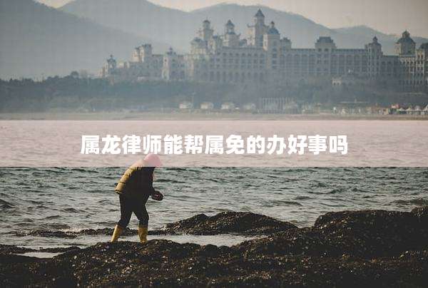 属龙律师能帮属免的办好事吗