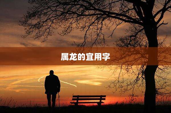 属龙的宜用字