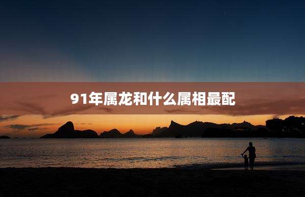 91年属龙和什么属相最配