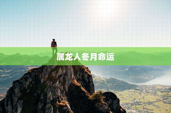 属龙人冬月命运