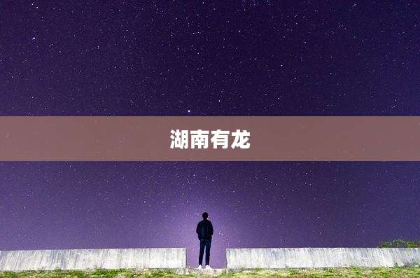 湖南有龙