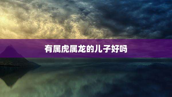有属虎属龙的儿子好吗