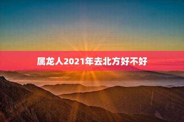 属龙人2021年去北方好不好