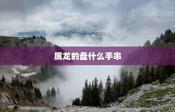 属龙的盘什么手串