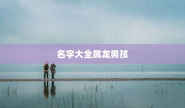 名字大全属龙男孩