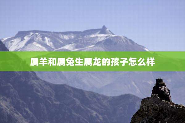 属羊和属兔生属龙的孩子怎么样