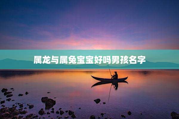 属龙与属兔宝宝好吗男孩名字