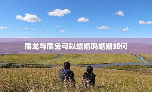 属龙与属兔可以结婚吗婚姻如何