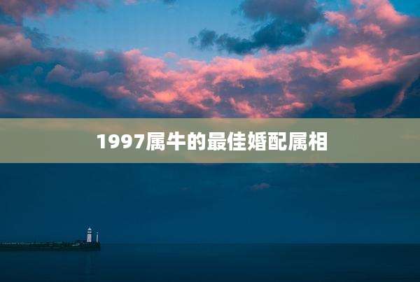 1997属牛的最佳婚配属相