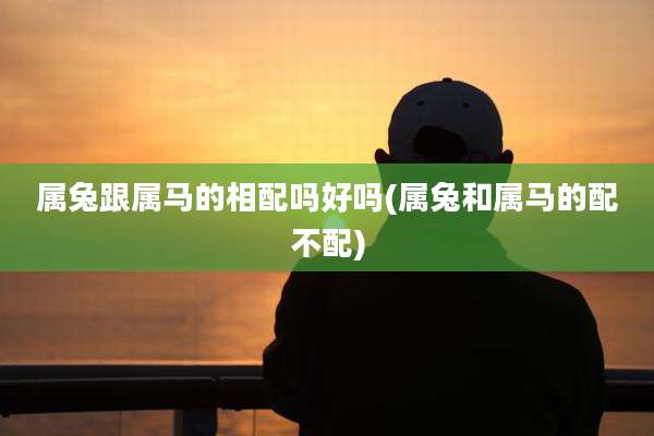 属兔跟属马的相配吗好吗(属兔和属马的配不配)