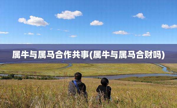 属牛与属马合作共事(属牛与属马合财吗)