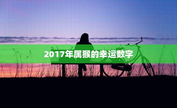 2017年属猴的幸运数字