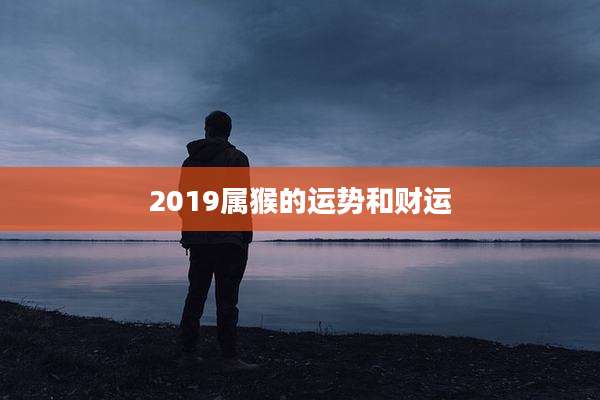 2019属猴的运势和财运